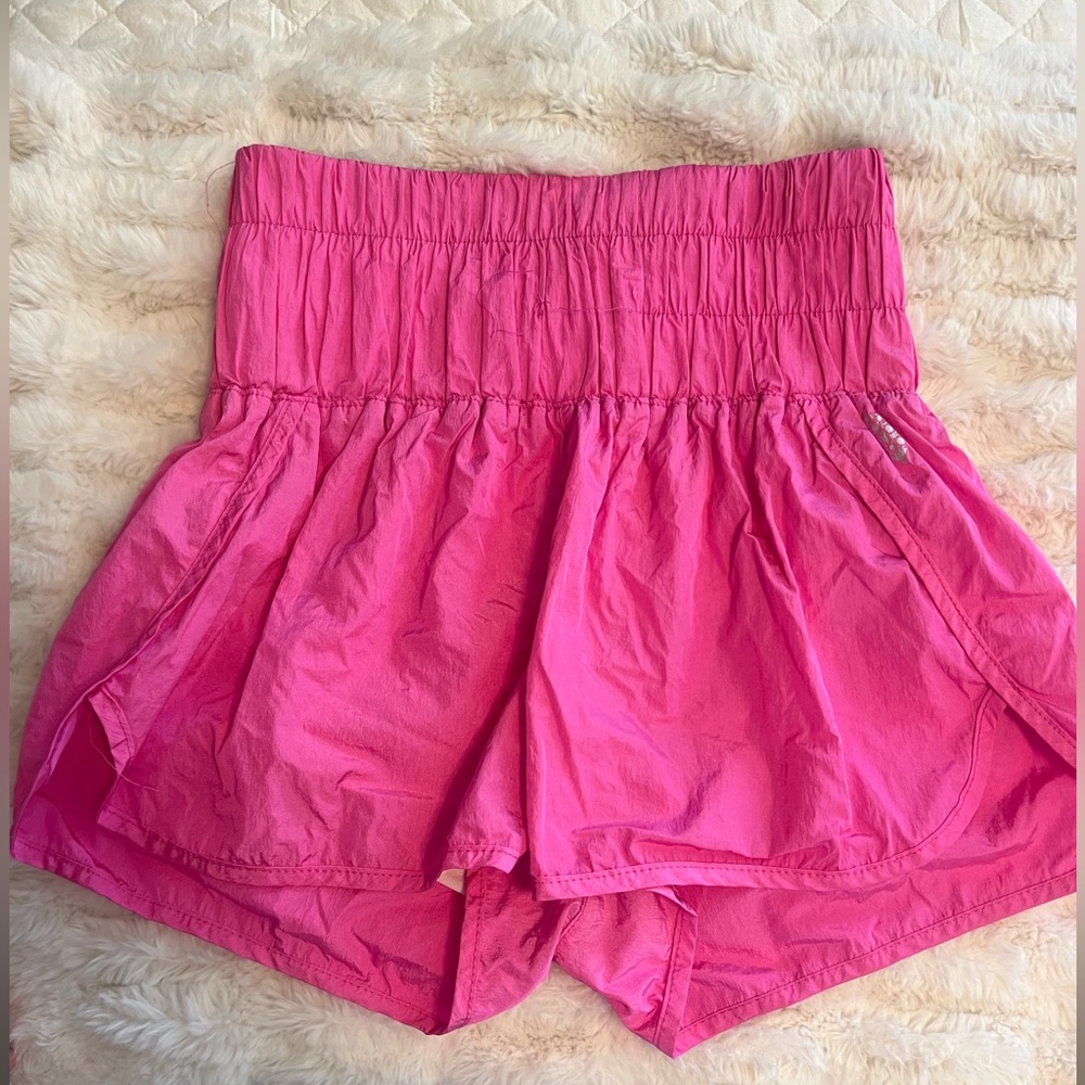 Free People The Way Home Shorts in pink